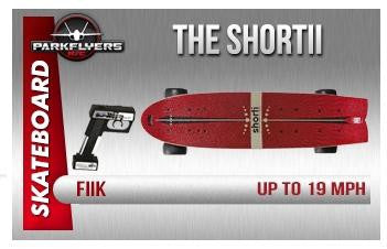 Fiik "The SHORTii" Electirc RC Skateboard High Performance