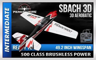 Sbach 342 3D Aerobatic 500 Class Electric RC Plane