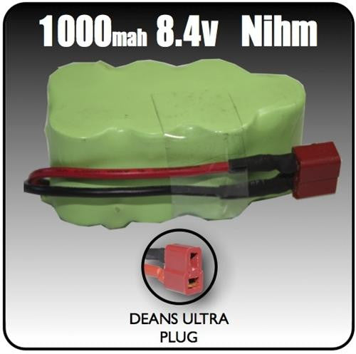 1000mah Nihm 8.4 Volt 7 Cell Battery