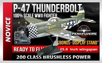 P-47 Thunderbolt RTF 200 Class RC Plane