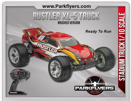 The Traxxas Rustler 1-10 Scale 2WD Stadium Truck XL-5&reg; RC Car