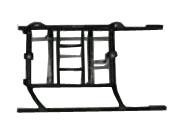 Mini Wolf Landing Ski Set