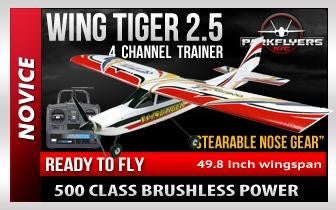 Wing Tiger V2.5 EPO - 500 Class -  RC Plane